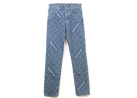 louis vuitton supreme denim jeans|Supreme x Louis Vuitton Jacquard Denim 5.